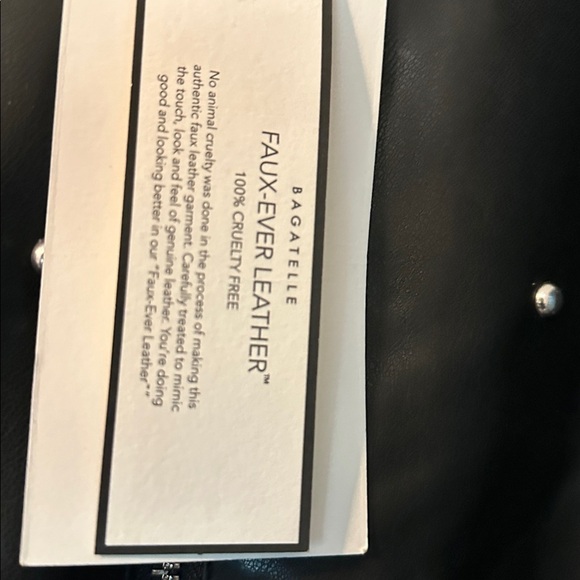 Bagatelle Black Jacket with Pearl Accents - Picture 5 of 5